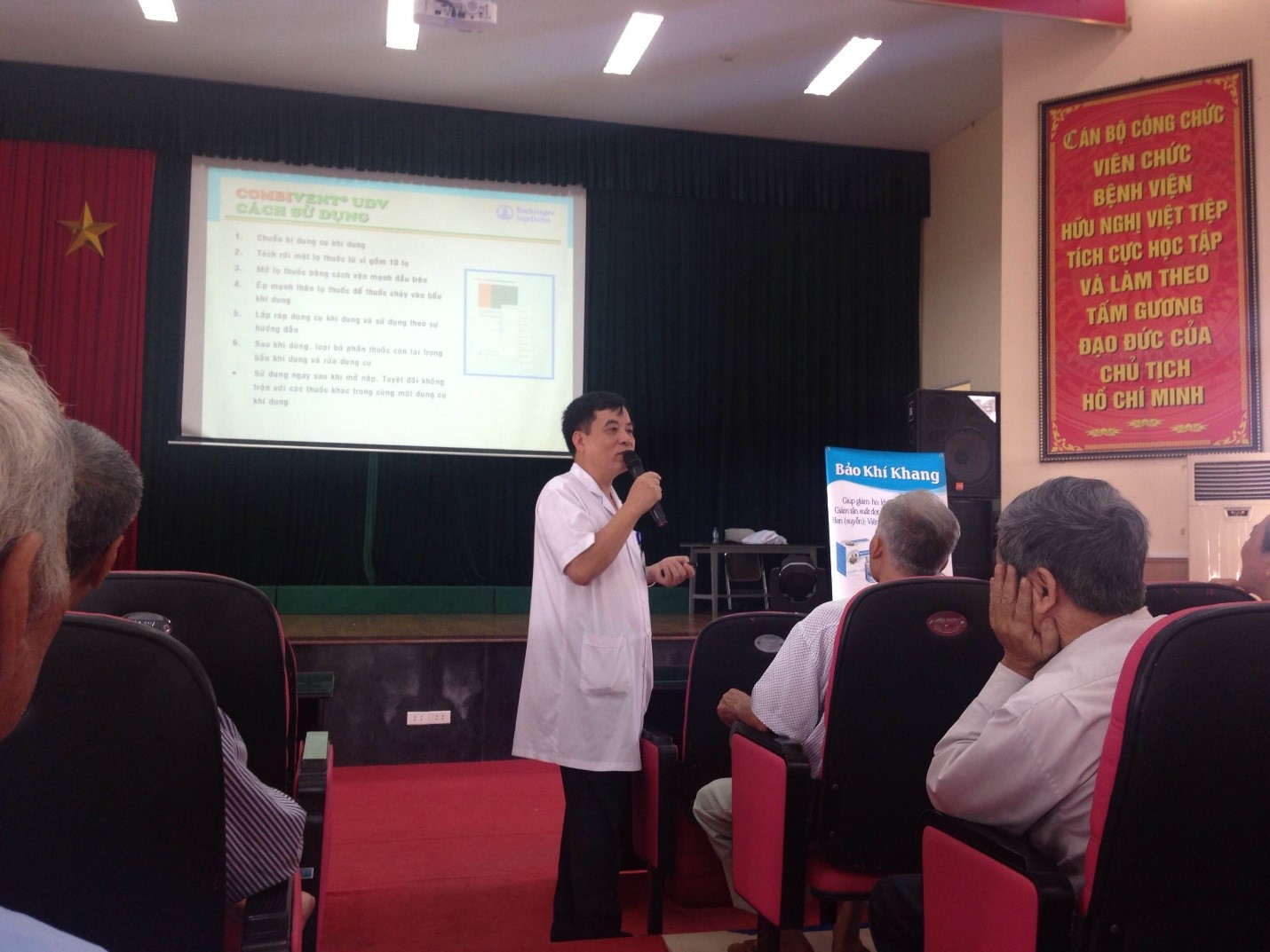 Bảo Khí Khang tham gia buổi sinh hoạt CLB Hen – COPD tại BV Việt Tiệp Hải Phòng